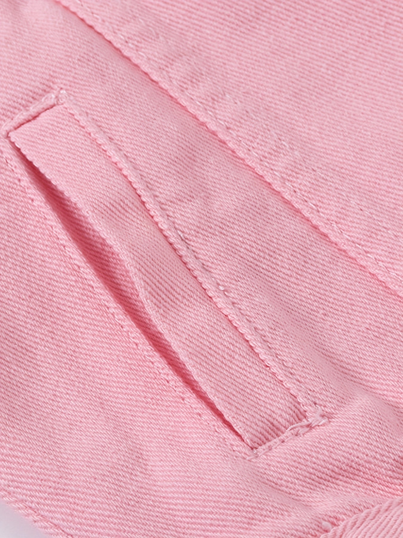 Women'S Lightweight Pink Denim Jacket - Breathable, Washed Finish, Long Sleeve with Chest Pockets, Casual Loose Fit for Spring\u002FSummer, Jean Jacke