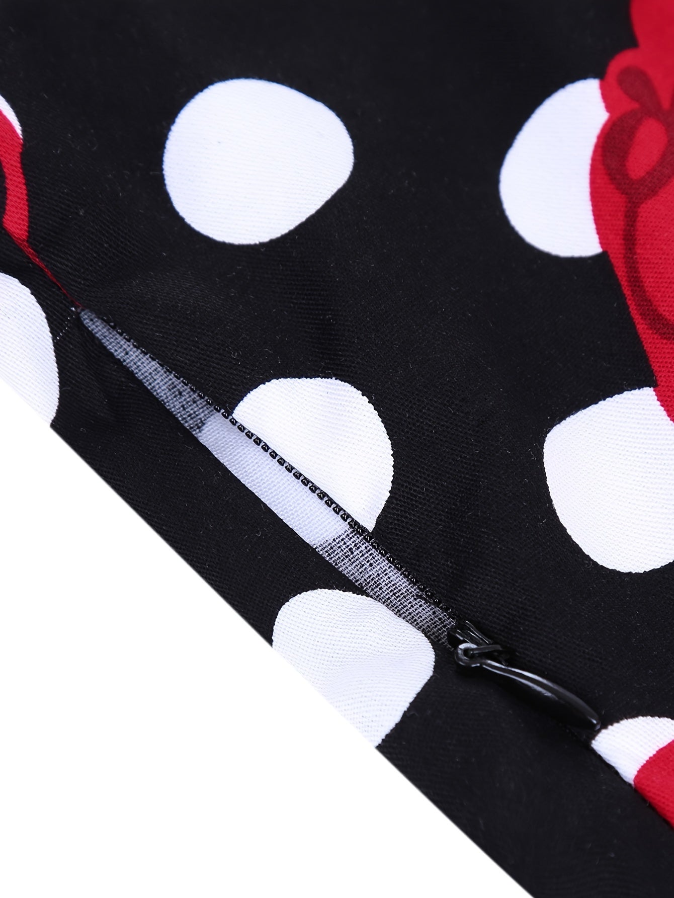 Women'S Fashion Dress, Polyester, Halter Neck, Polka Dot Pattern, A-Line, All-Season, Adult, Woven Fabric